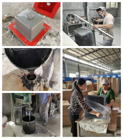 Laboratory sink production
